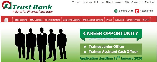 Trust Bank Ltd Job Circular 2020