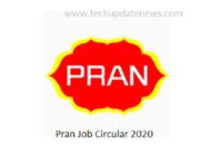 Pran Group Job Circular