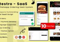 Restro SaaS v3.7 – Multi Restaurant Online WhatsApp Food Ordering System SaaS – nulled